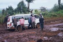 Schlammloch in der Masai Mara